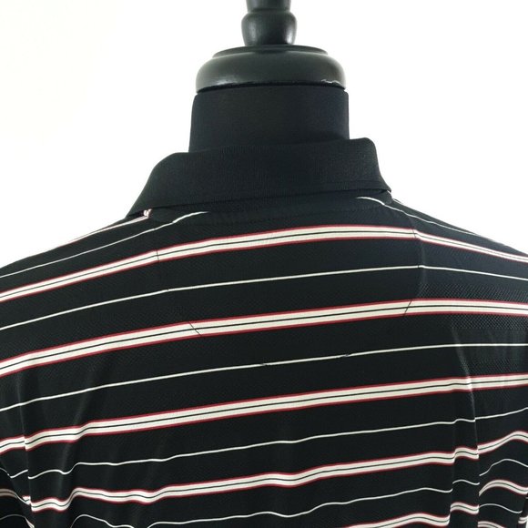 George Short Sleeve Shirt Mens XL 46-48 Golf Athletic Casual Black Red White - Picture 7 of 10